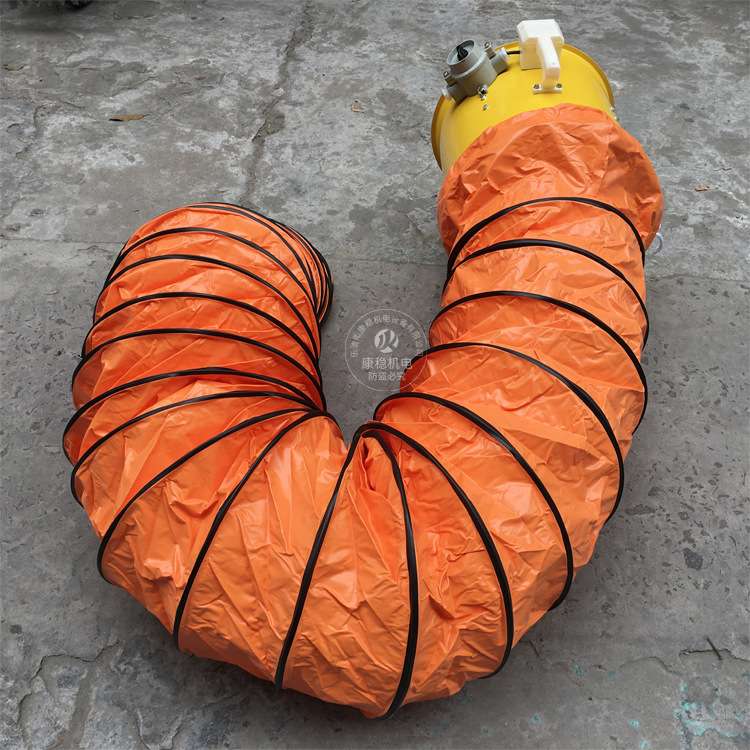 450MM PVC伸缩手提风机风管18寸夹网布阻燃防水抽送风排气通风管