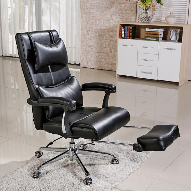 电脑椅家用转椅西皮座椅办公转椅按摩椅可躺椅大班椅人体工学椅