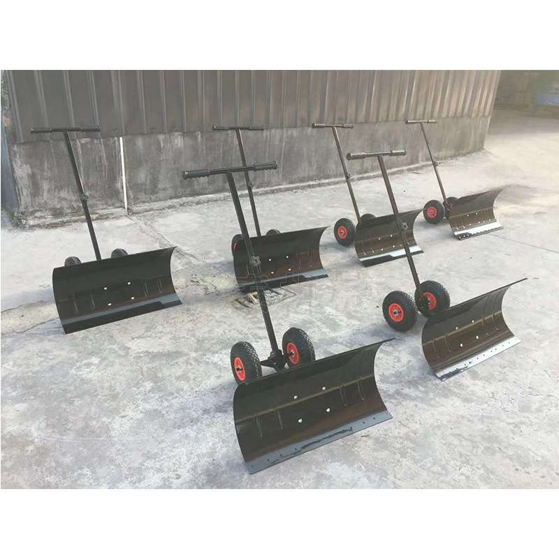 手推加厚全钢推雪铲 加厚推雪板 推雪铲子 手推式铲雪铲