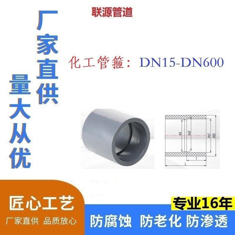 20-315管箍工业硬聚氯乙烯(PVC-U管道系统管件：GB/T4219.2-2008