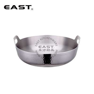EAST东方厨具三层钢锤印天妇罗锅日式料理加厚油炸锅电磁炉通用