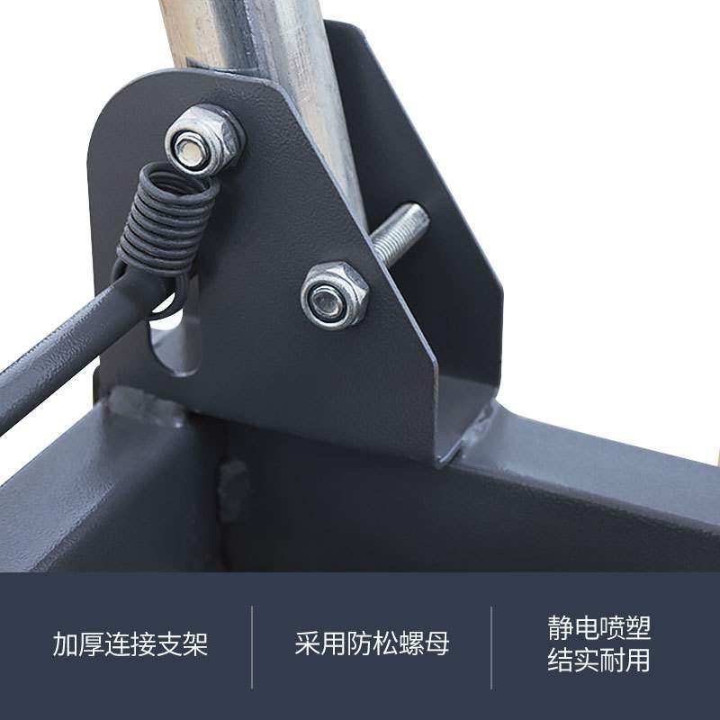 仓库工厂物流方管平板手推车折叠静音拉货车运输搬运便携小推车