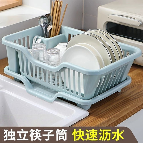 沥水篮碗盘架厨房碗碟筷子收纳架