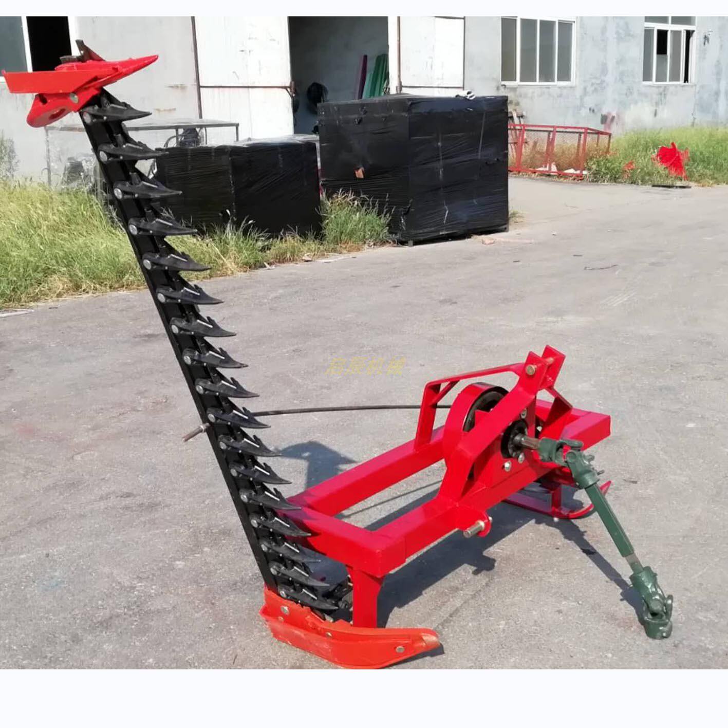 四轮拖拉机带往复式割草机 加重液压收牧草割草机 收割苜蓿机器