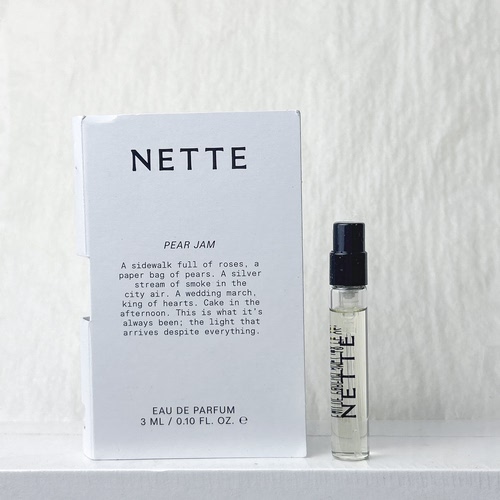 Nette原装香水小样试管3ml 梨子果酱/柠檬泡芙