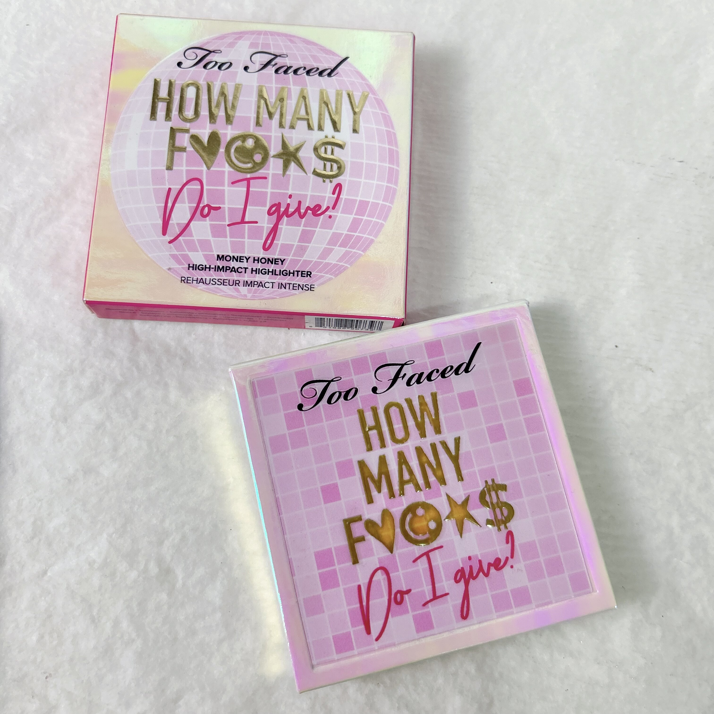 Too Faced x the pretty mess HoW Many F*CKS  美金高光10g限量