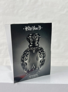 KVD香水/Kat Von D Saint 黑白香水小样1.5ml×2罪人+圣徒