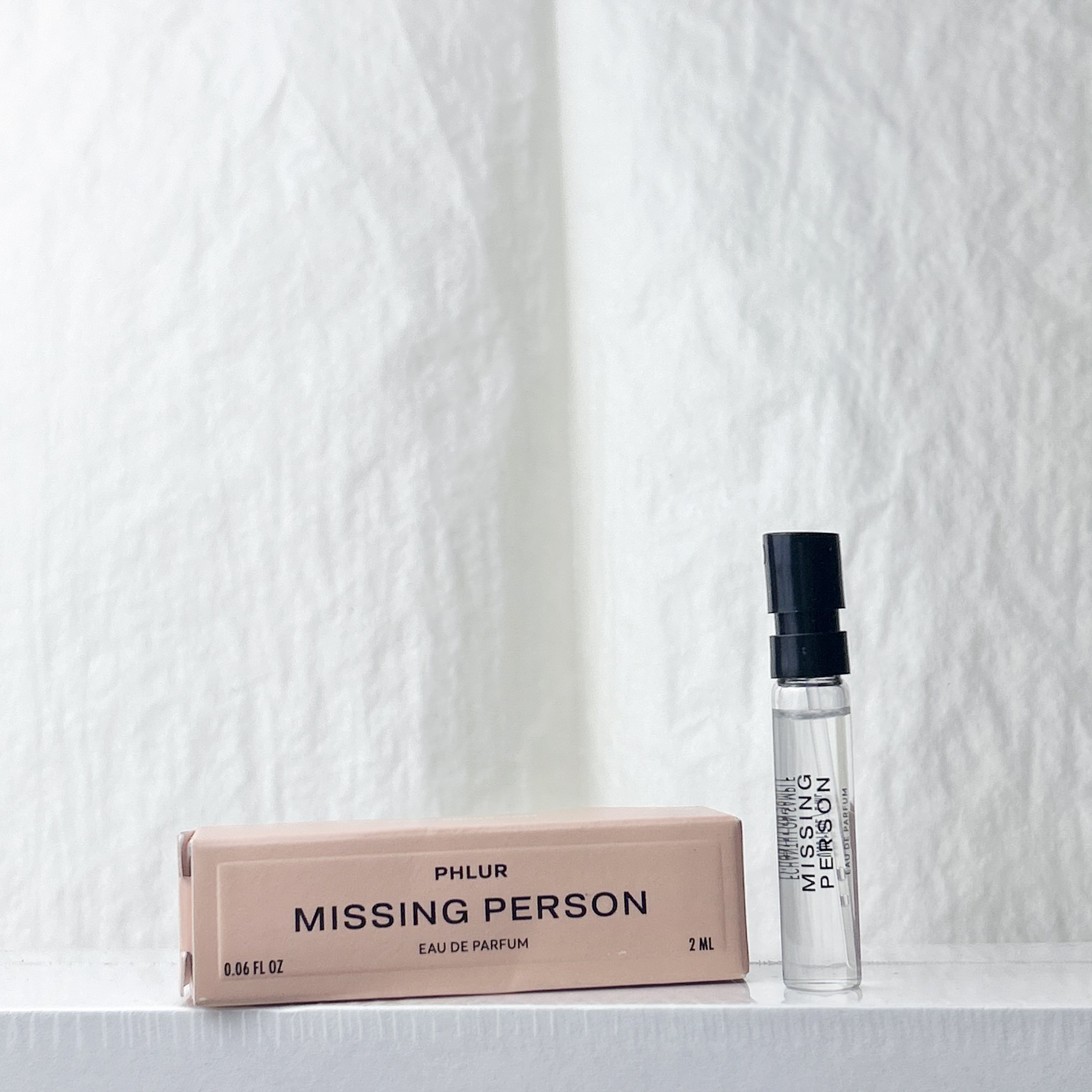 Phlur菲尔MissingPerson失踪者EDP木质花香调柠檬香水小样试管2ml