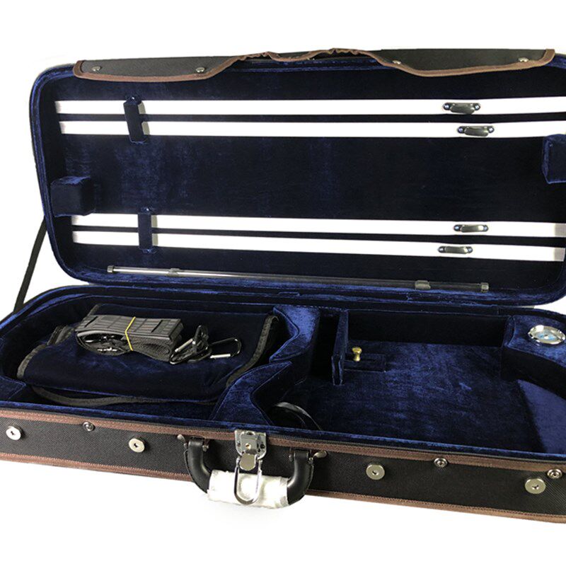 特惠木制44小提琴中提琴盒两只装琴盒琴箱双琴盒硬盒非碳纤维琴盒