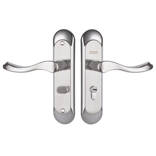 不锈钢面板锁门锁不锈钢门锁室内卧室门锁实木门锁执手锁具通用形