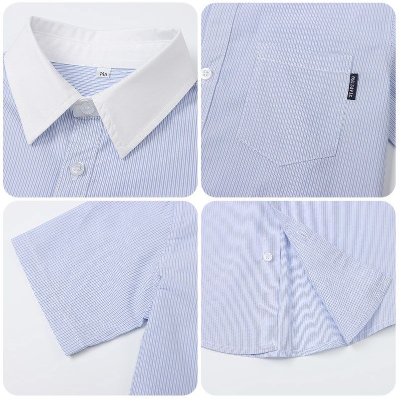 小学生夏季校服短袖衬衫男童女童夏装白色蓝色紫色高中初中生班服,童装/婴儿装/亲子装,校服/园服,淘宝优惠券,粉丝福利购,淘宝优惠卷