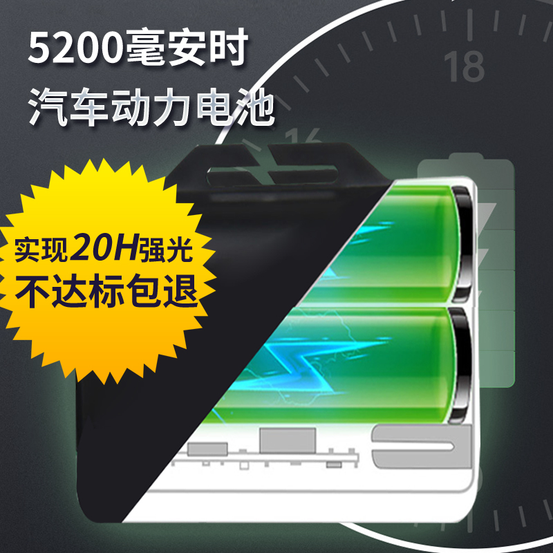 特铭量头灯超长续航强光超亮迷你头戴式手电筒锂电防水18650户外