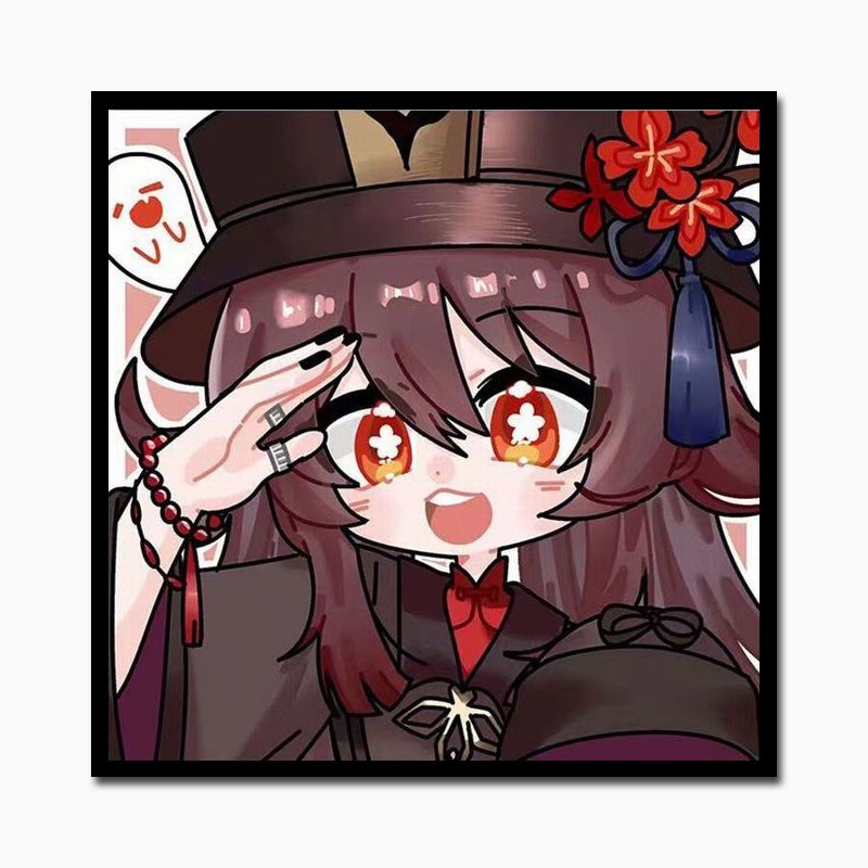 原神荒泷一斗魈神里绫华胡桃全人物 diy数字油彩画填色手绘装饰画