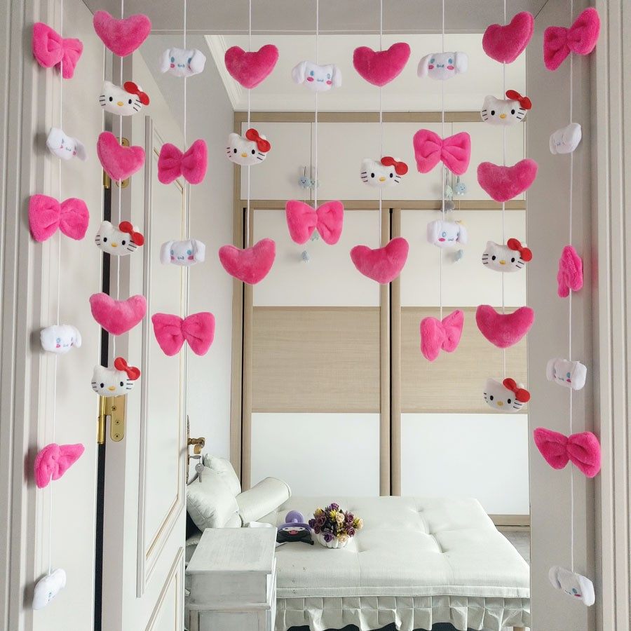 八喜福屋客厅装饰玄关帘装饰帘门帘挂帘隔断门隔断帘线帘