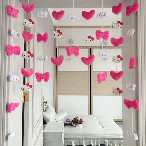 八喜福屋客厅装饰玄关帘装饰帘门帘挂帘隔断门隔断帘线帘