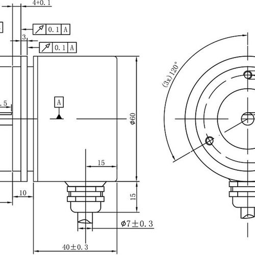 GEMPLE旋转编码器modbus与4-20mA输出多圈绝对值编码器