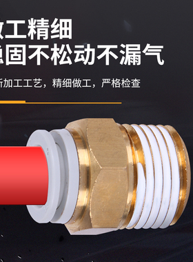 气管快速快换接头KQ2H04直通06/08/10/12快S插01M5A直插02SMC型AS