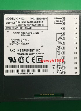 推荐RKC温控器CH402全输入智能PID温控仪CD401温度控制器现货供应