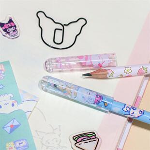 卡通可爱透明笔帽盖小学生幼儿园伸延长器儿童握笔器保护套铅笔盖