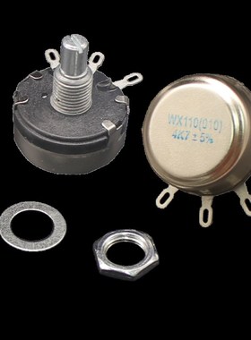 WX110 010 精密单圈线绕电位器 1W 470R 1K 2K2 4K7 5K6 10K 22K