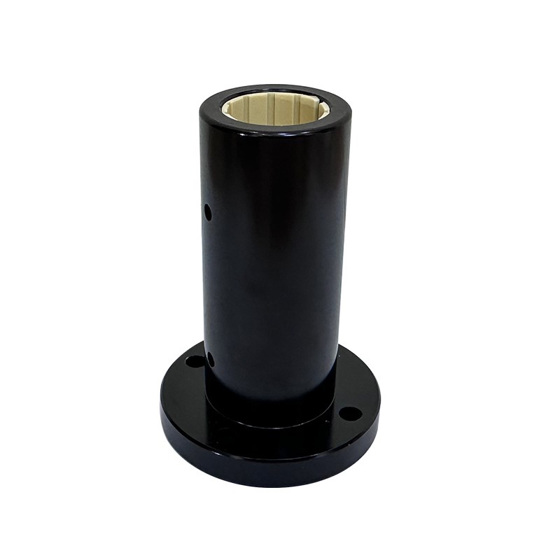 免维护铝塑c圆法兰直线运动轴承LMF10 12 16 20 25 30 35 40UU/LU