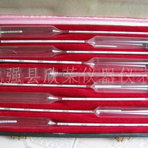 石油密度计/0.730-0.770玻璃密度计 精密密度计 精度1/1000