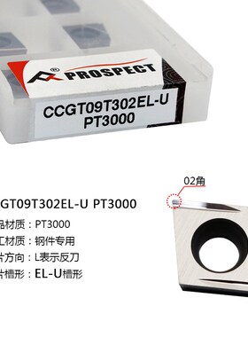 普斯特CCGT-06/09T301/02/04R/L/ER/EL-S/U PT3000 钢件专用