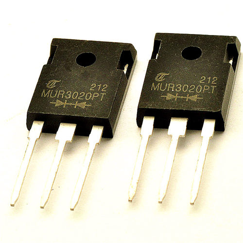 桥田快恢复二极管 整流管 MUR3020PT 30A/200V TO-247 3脚 (5只)