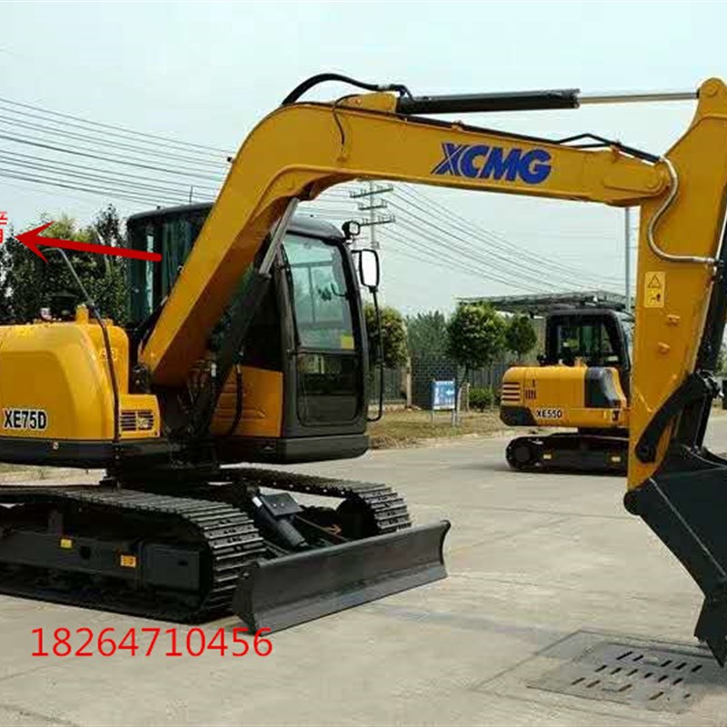 挖掘机玻璃c/徐工XE75D驾驶室挡风前档上下门后档左推天窗钢化玻