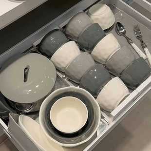 家用高级感简约陶瓷2025新款 碗碟套装 轻奢颜值乔迁碗盘筷碗具餐具