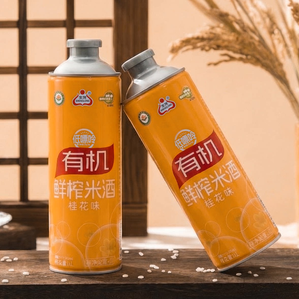生龙孝感有机鲜榨米酒1L大罐图片
