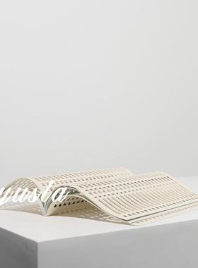 简约复古法式金属书架摆件样板间茶几书房别墅桌面电视柜软装饰品