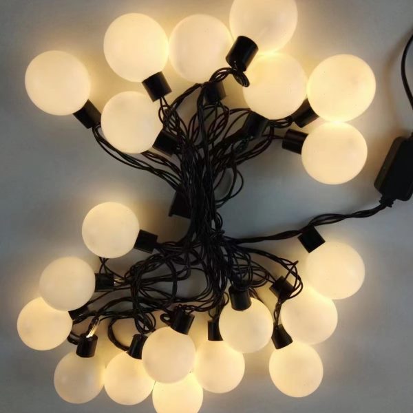 婚庆LED圆球灯串灯泡挂灯乒乓球灯吊顶灯韩式婚礼装饰吊灯发光灯