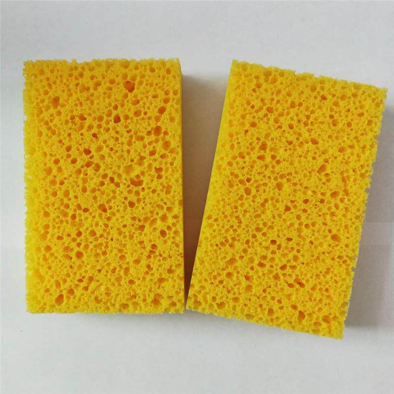工厂乱孔聚酯海藻海绵12*9*3 陶瓷清洁蜂窝沐浴海绵块