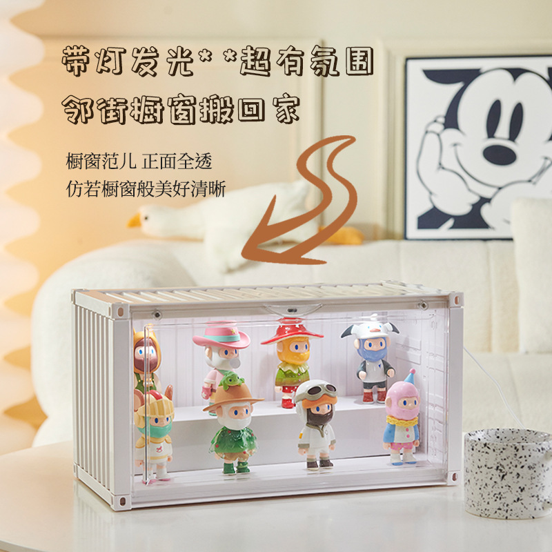 透明防尘收纳盒手办展示架