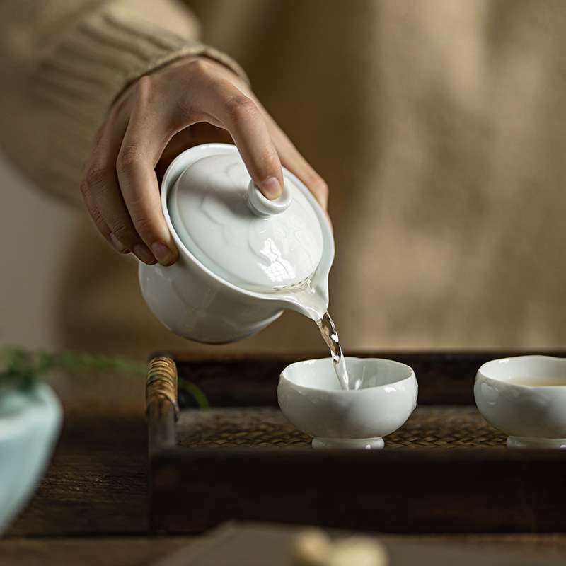 便携式旅行茶具小套装随身户外露营快客杯一壶四杯泡茶壶喝茶装备