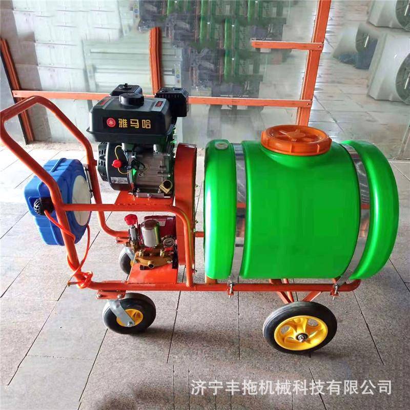 拉管式高压农用推车款果园打药机汽油动力操作简单移动式喷药机