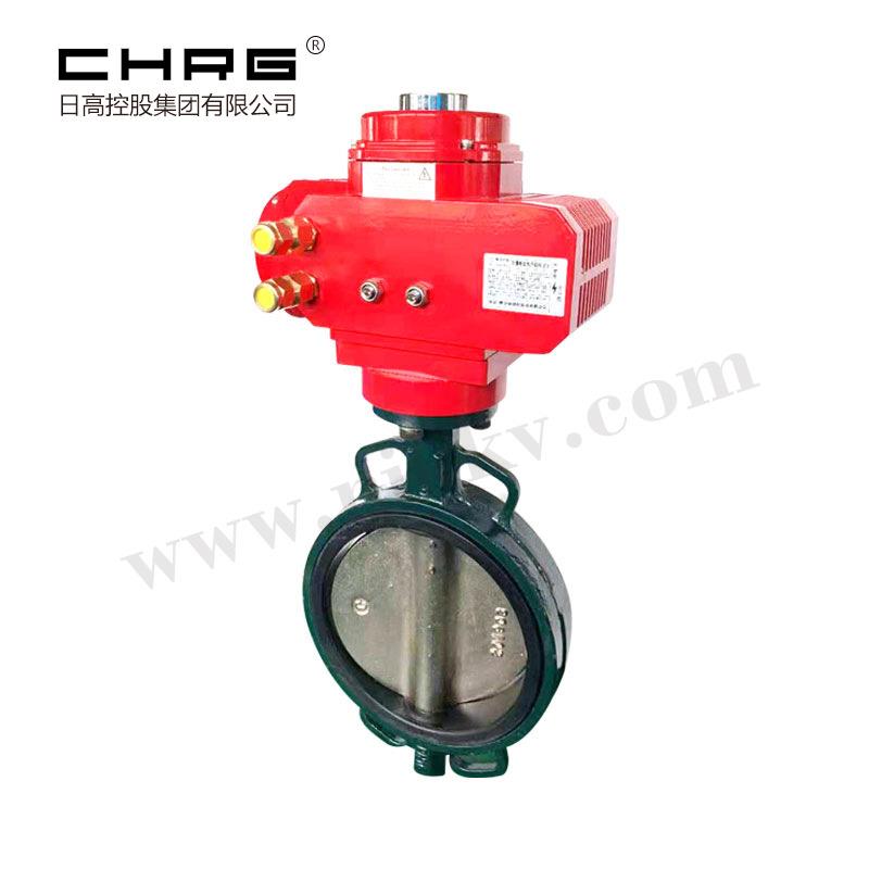 电动对夹软密封蝶阀D971X-10蜗轮法兰蝶阀手动软密封中线污水