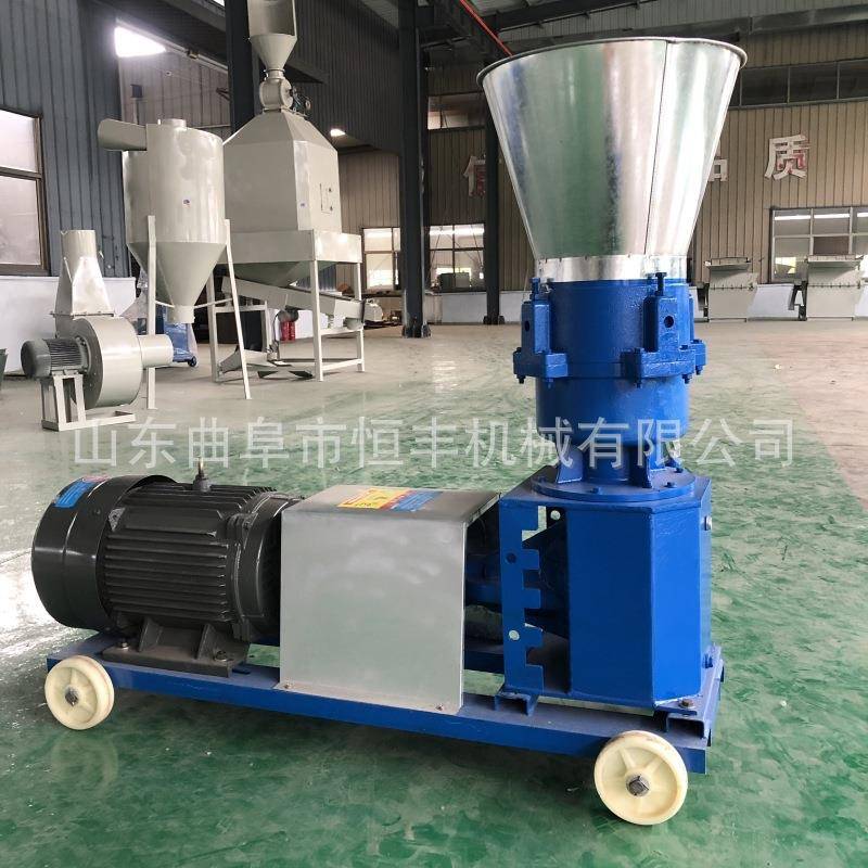 中小型鸡鸭鹅饲料造粒机鱼塘养殖饲料造粒机麸皮粮食颗粒机