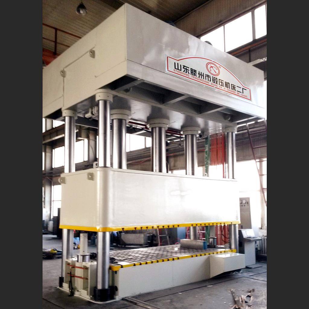 大型三梁四柱液压机窨井盖拉伸成型双杠液压整机1000T-5000T