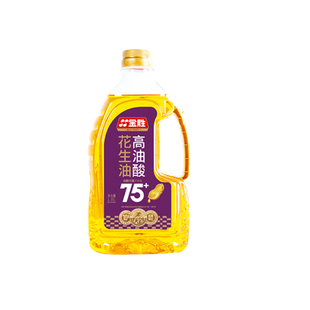 金胜高油酸花生油1.8L 拍1发单瓶 拍2发2瓶带礼盒