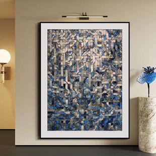 法式玄关装饰画中古挂画抽象艺术高级感现代简约客厅油画卧室墙画