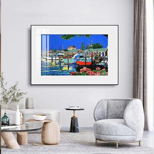 铃木英人波普风艺术插画卧室客厅沙发背景墙壁画城市建筑风景挂画