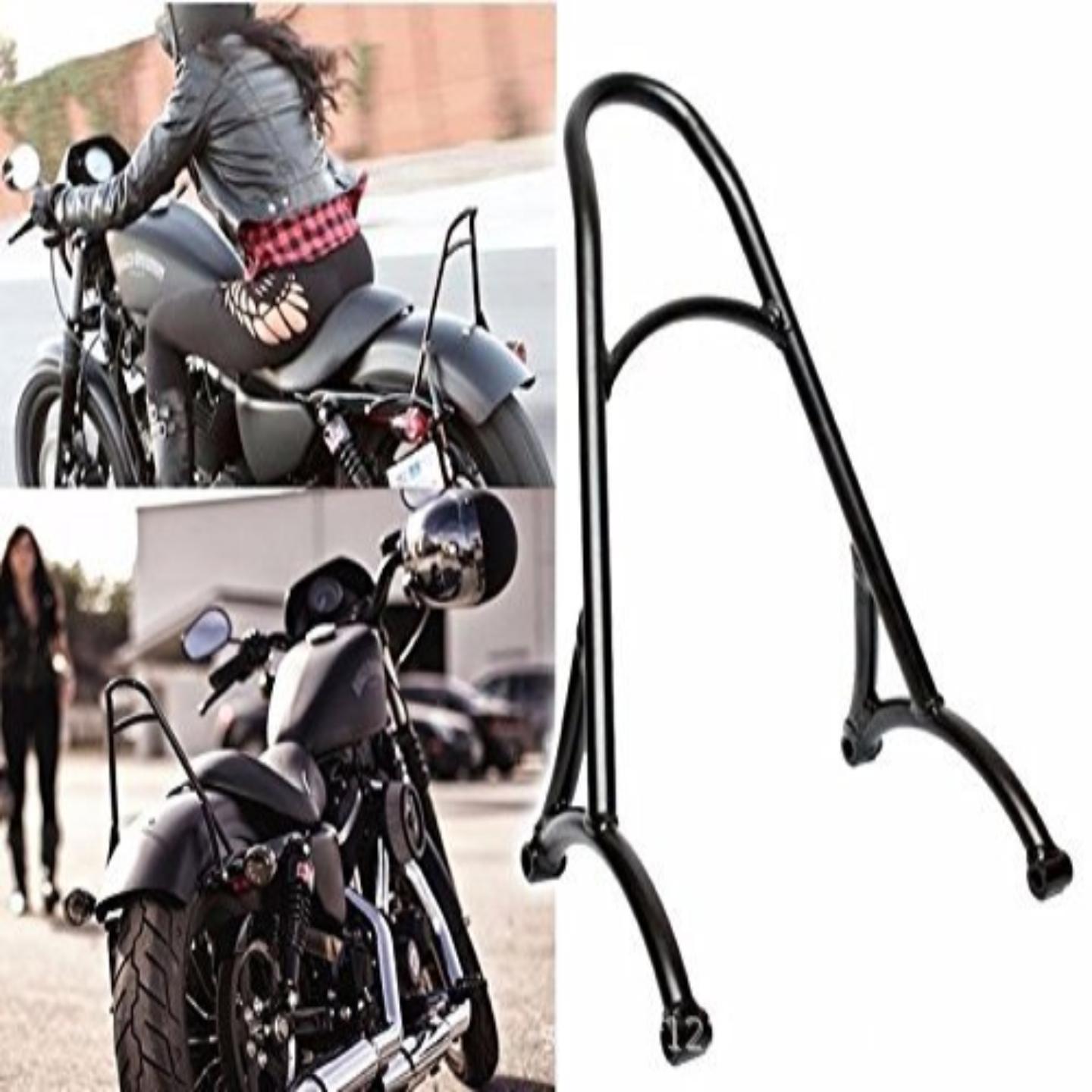 哈雷改装后靠垫靠背垫靠背枕护背支架电动车靠垫