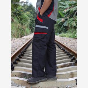 全新顺丰工作服裤子典款快递裤春秋款长裤顺丰快递员工装裤夏季经