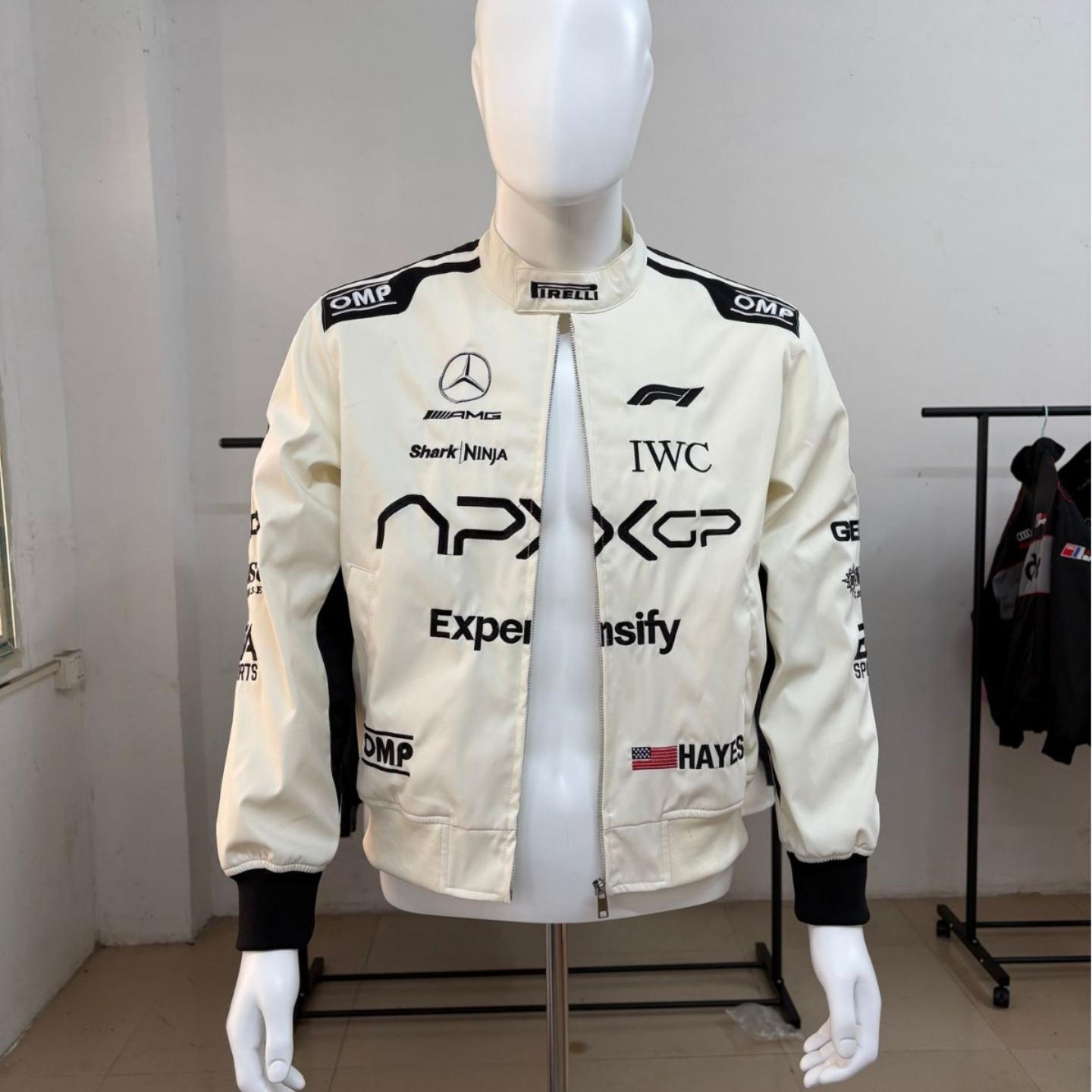 赛车服刺绣夹克摩托车骑行服
