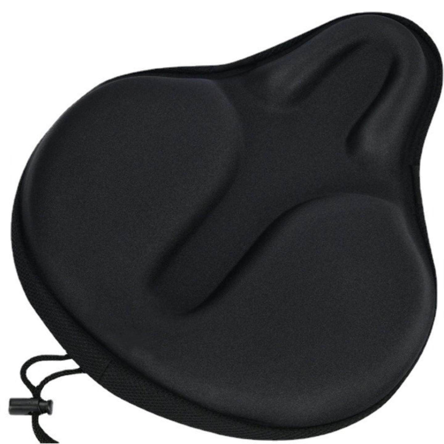 自行车加厚加宽山地车座套软公路车硅胶坐垫套健身车座垫