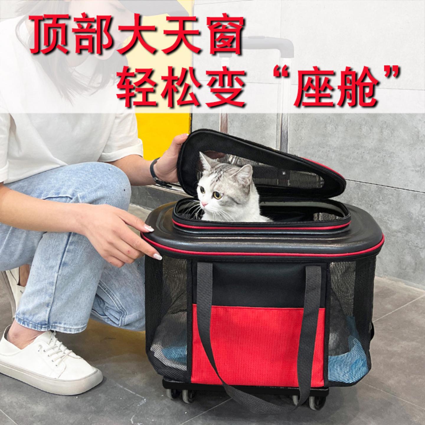 新款透气手提猫包外出包宠物包