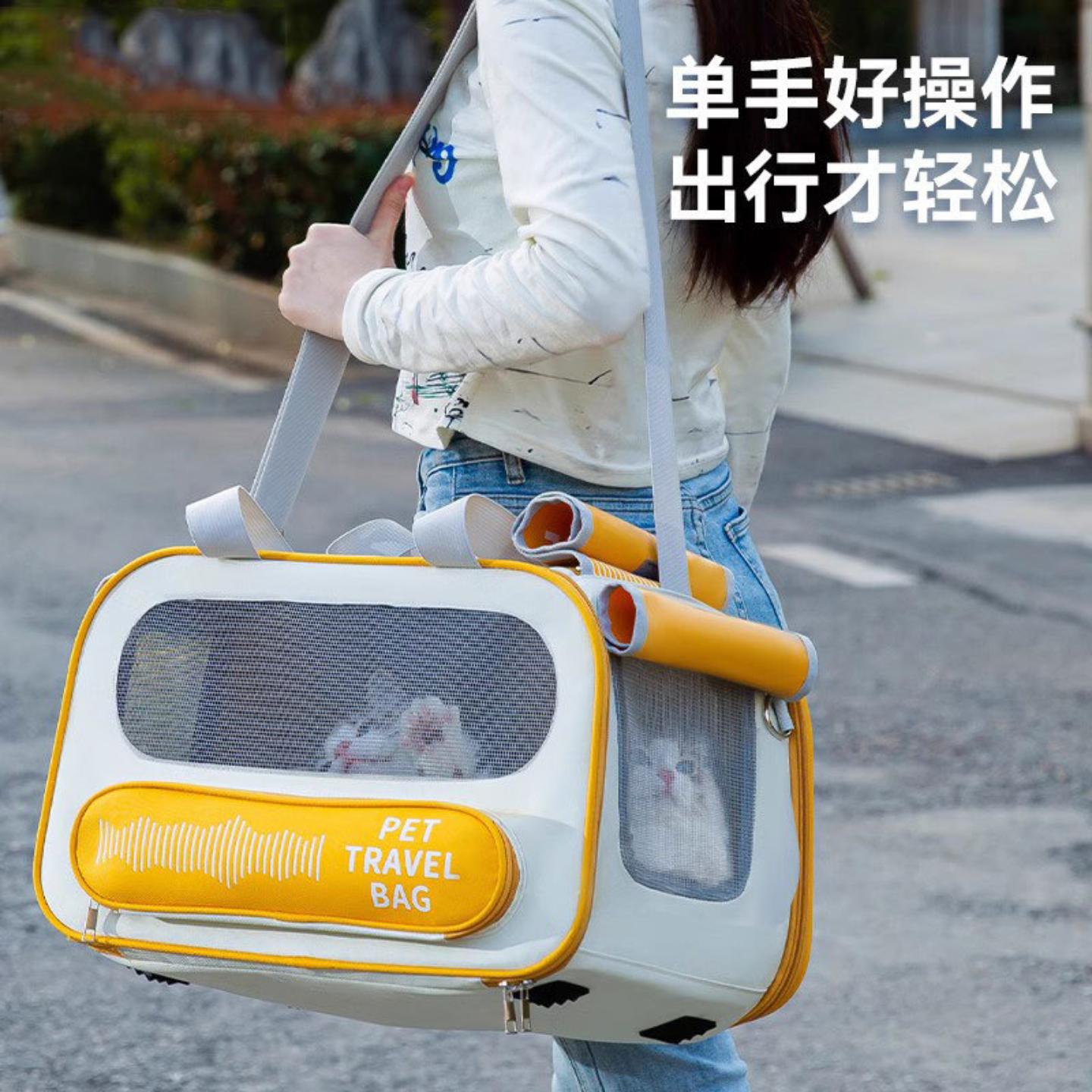新款猫咪音乐律动猫包狗狗外出