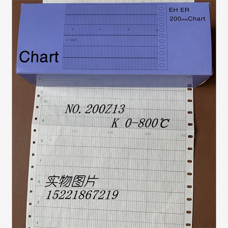 大华温度仪表EH100仪表墨水记录纸NO.200Z13 200-B-302 K0-800℃
